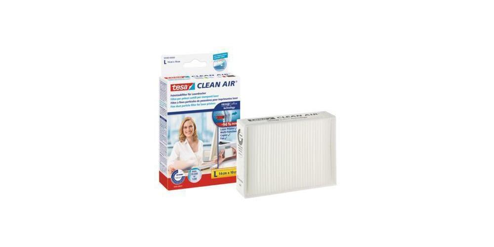 лазерный очиститель воздуха tesa Feinstaubfilter Clean Air Laserdrucker 140 x 100 мм В x В длина 12 мм 10190₽