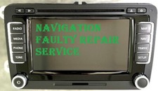 VW SKODA SEAT RADIO RNS 510 HEAD UNIT NO POWER NO DISPLAY REPAIR SERVICE