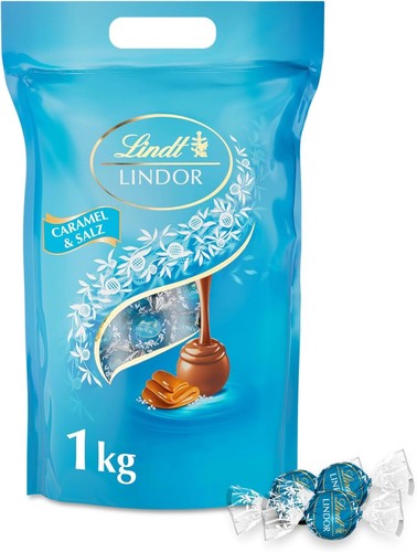 Lindt Lindor Milchschokolade Trüffeltüte - ca. 80 Kugeln 1 kg - Bild 14 von 14