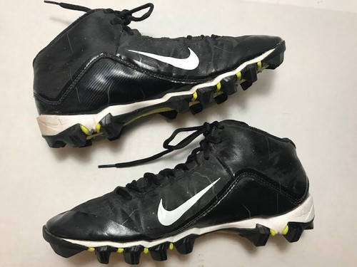 Negro Blanco Zapatos De Fútbol Nike Alpha fastflex Tacos Talla 8!  Excelente! | eBay