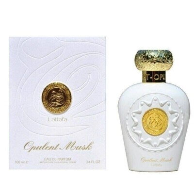 Lattafa White Opulent Musk 100ml Unisex Eau De Parfum EDP Perfume Free Shipping