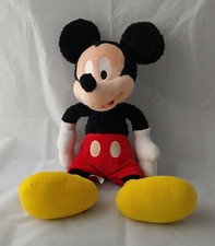 Mickey Mouse Plush Animal 17" Toy fuzzy curly Walt Disney World Disneyland Happy