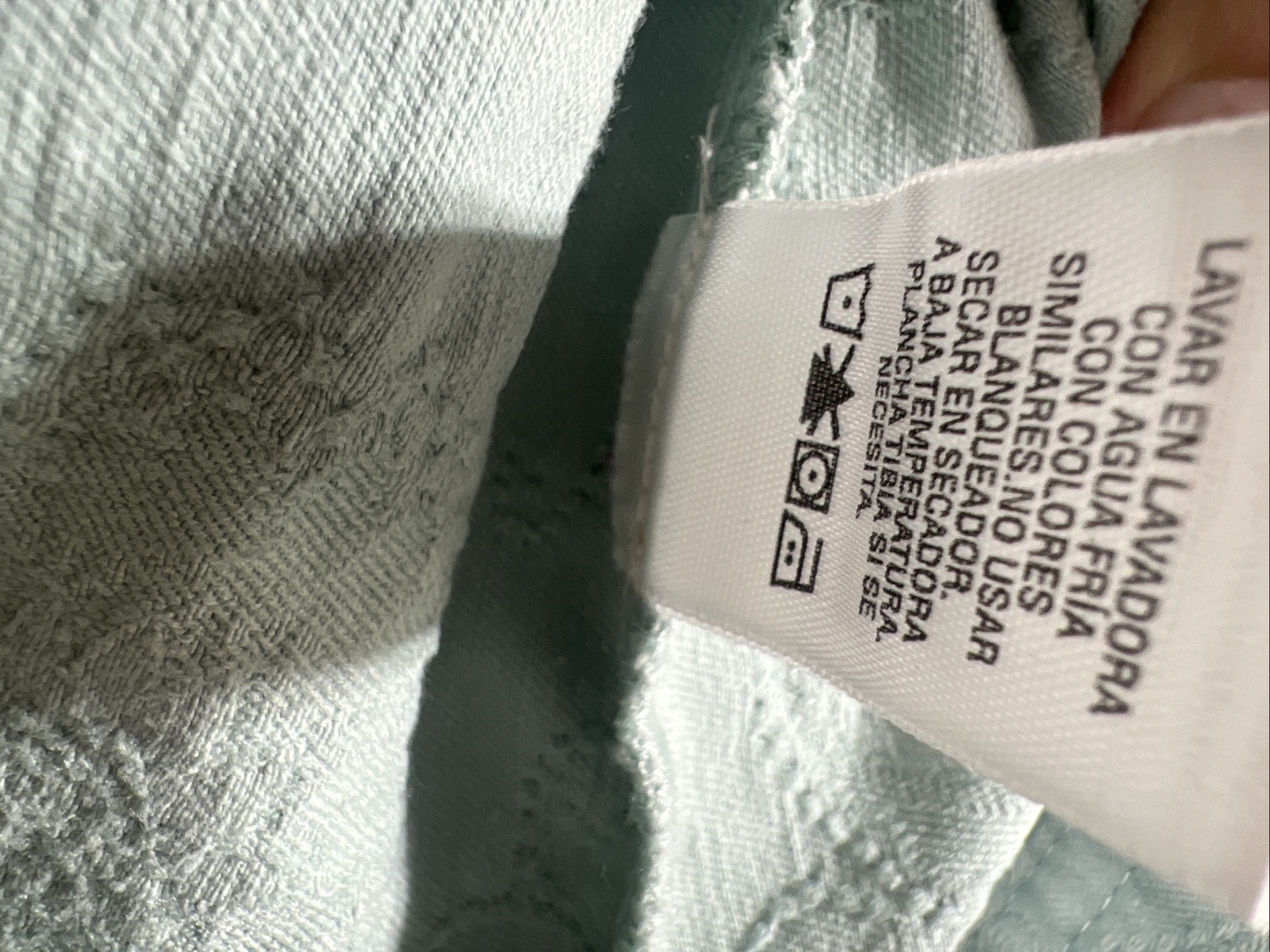 Classic Elements soft turquoise green Floral Text… - image 13