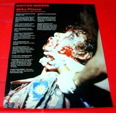 Mike Pinera/Alice Cooper ORIG '82 Kerrang Full Page ARTICLE/INTERVIEW+Thin Lizzy