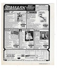 1989 Damark International Minneapolis MN Vintage Print Advertisement