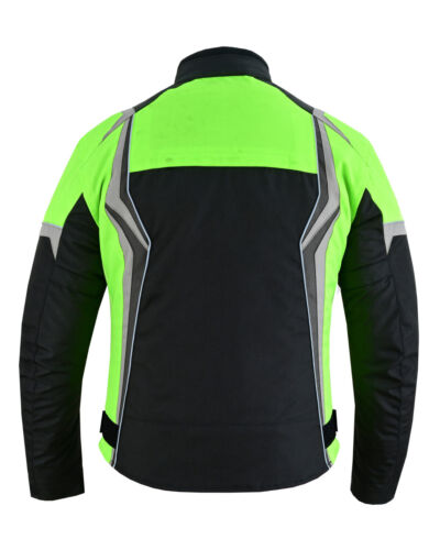 Gallanto Mens Motorcycle Waterproof Cordura Textile Jacket Motorbike CE Armours - Picture 15 of 26