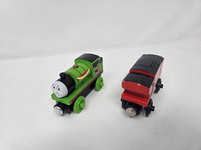 Thomas & Friends Wooden Railway Racing Percy Musical Caboose Train Tank VGUC