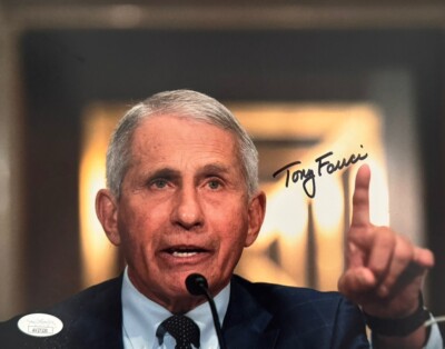 Dr Anthony Tony Fauci Signed White House Med Advisor (Testified) 8x10 Photo JSA