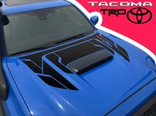 TRD Toyota Tacoma Pro Hood Decal, Matte black, TRD Pro, 4x4 Sport, High quality