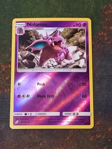 Nidorino 58/181 SM Team Up Uncommon Mint/NM Pokemon Nidorino 58/181 SM Team Up Uncommon Mint/NM Pokemon