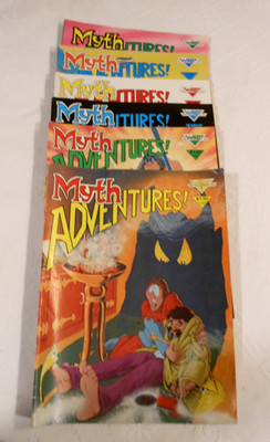 Vintage 1984 Myth Adventures Comics 1 thru 6 Paperback Warp Graphic Comics