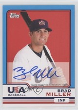2010 Topps Chrome Team USA Auto Brad Miller #USA-13 Auto md3