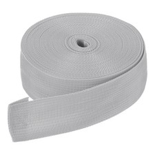 10Yard x 1 1/2" Width Nylon Webbing Strap Poly Flat Webbing Strapping Light Grey