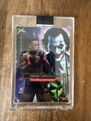 2025 Wild Card Multi Jokers Wild Joker 1/1 - Isreal Adesanya | eBay