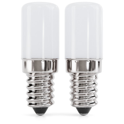 greate 2x LED Kühlschrankbirne E14 Kaltweiß Leuchtmittel Kühlschranklampe 2 Watt
