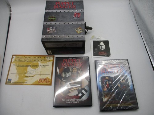 PUPPET MASTER DVD BOX SET LOT INCOMPLETE(1ST MOVIE & AXIS OF EVIL) PRE-OWNED