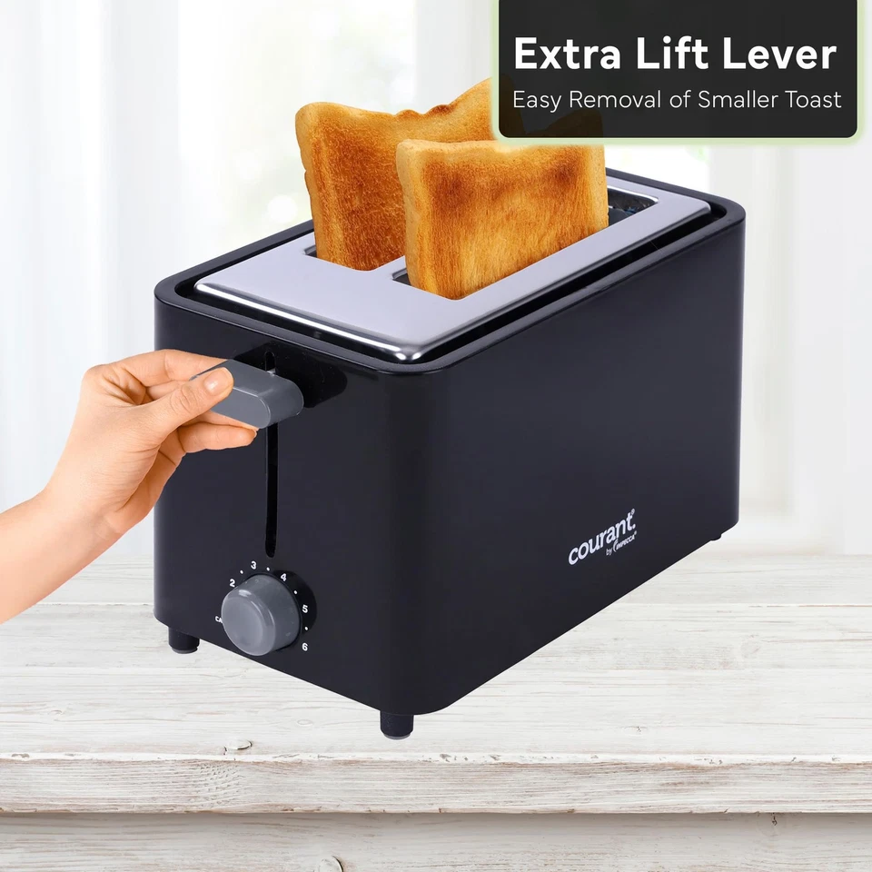 2-Slice Toaster Cool Touch with Extra Wide Slots For Bread, Bagels & Waffle w... - Image 4 of 4