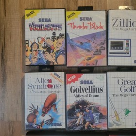 Sega Master System + Genesis Video Games Retro Game Lot