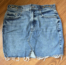 Express Women s Blue Denim Mini Skirt Size 4 ...