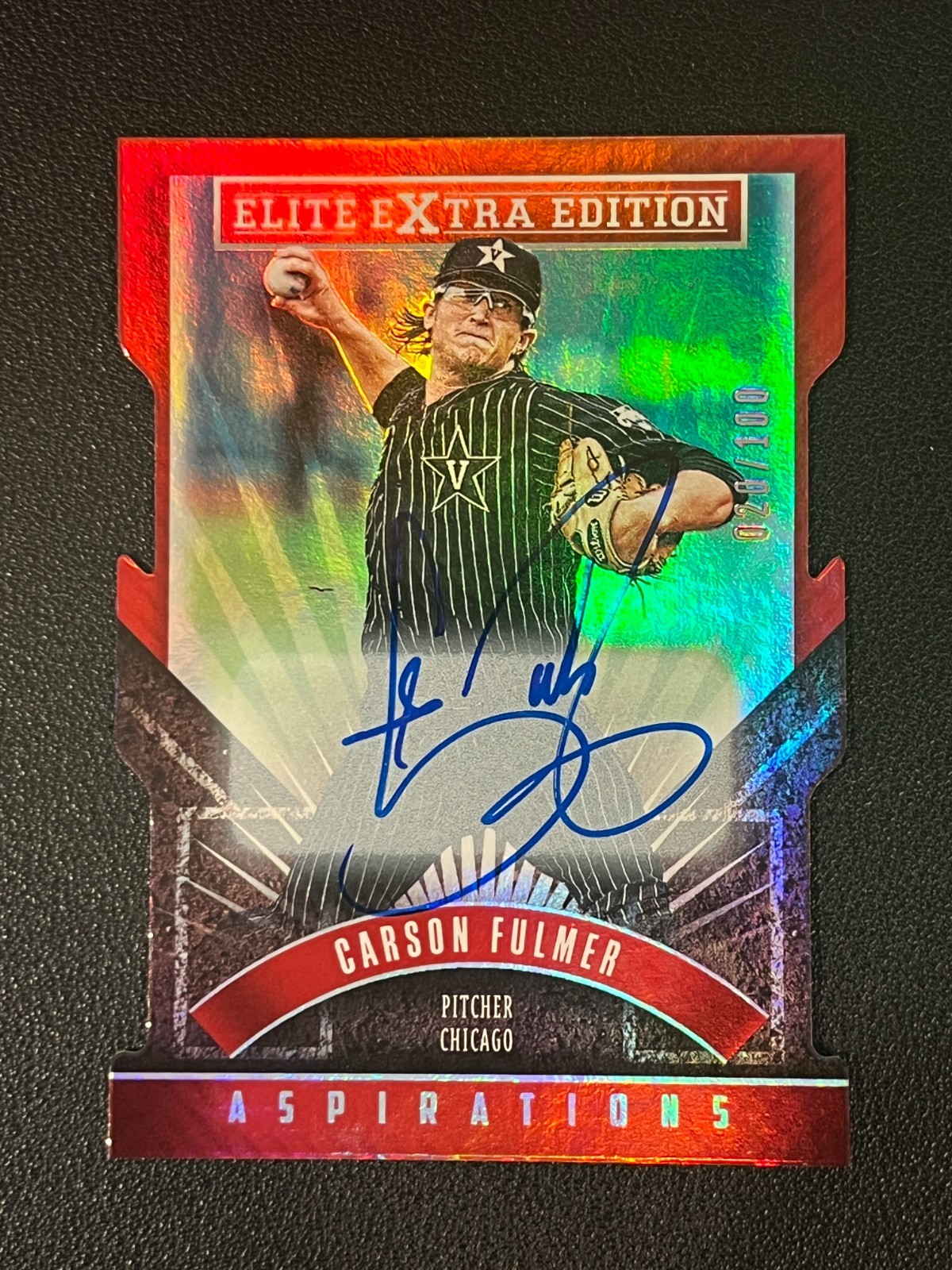 Carson Fulmer 2015 Elite Extra Edition Auto Aspirations /100 White Sox 
