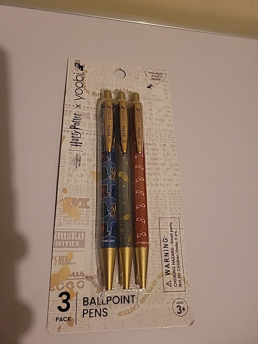 Harry Potter  Yoobi 3pk Ballpoint Pens