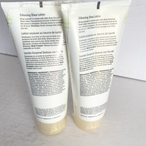 2 Mary Kay Satin Body Silkening Shea Lotion White Tea and Citrus 6.5oz Sealed - Picture 4 of 5