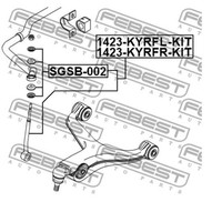 Febest Koppelstange Stabilisator Vorne Links FüR Ssangyong Rexton Gab_ Actyon