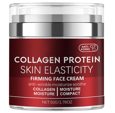 Collagen Face Moisturizer with Airless Pump, Collagen Protein Skin Elasticity Fi