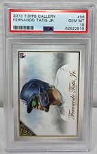 2019 Topps Gallery FERNANDO TATIS JR RC ROOKIE CARD PSA 10 GEM MINT