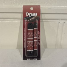 Sole Choice NOS Dress 36” Shoe Laces Dark Brown Round Vintage Made in USA