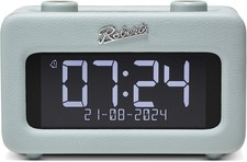 Roberts Revival Rest Duck Egg DAB+ FM Bluetooth Alarm Clock Radio Large Display