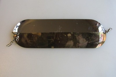 Drawer #47 Les Davis Herring Dodger Size 0 50/50 Chrome/Brass Flasher Good Cond.