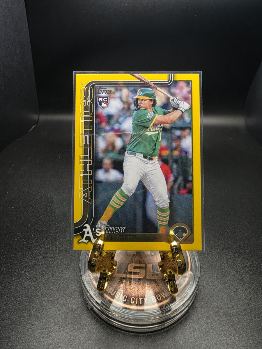2025 Topps Update Nick Kurtz RC Yellow Border Parallel US201 | eBay