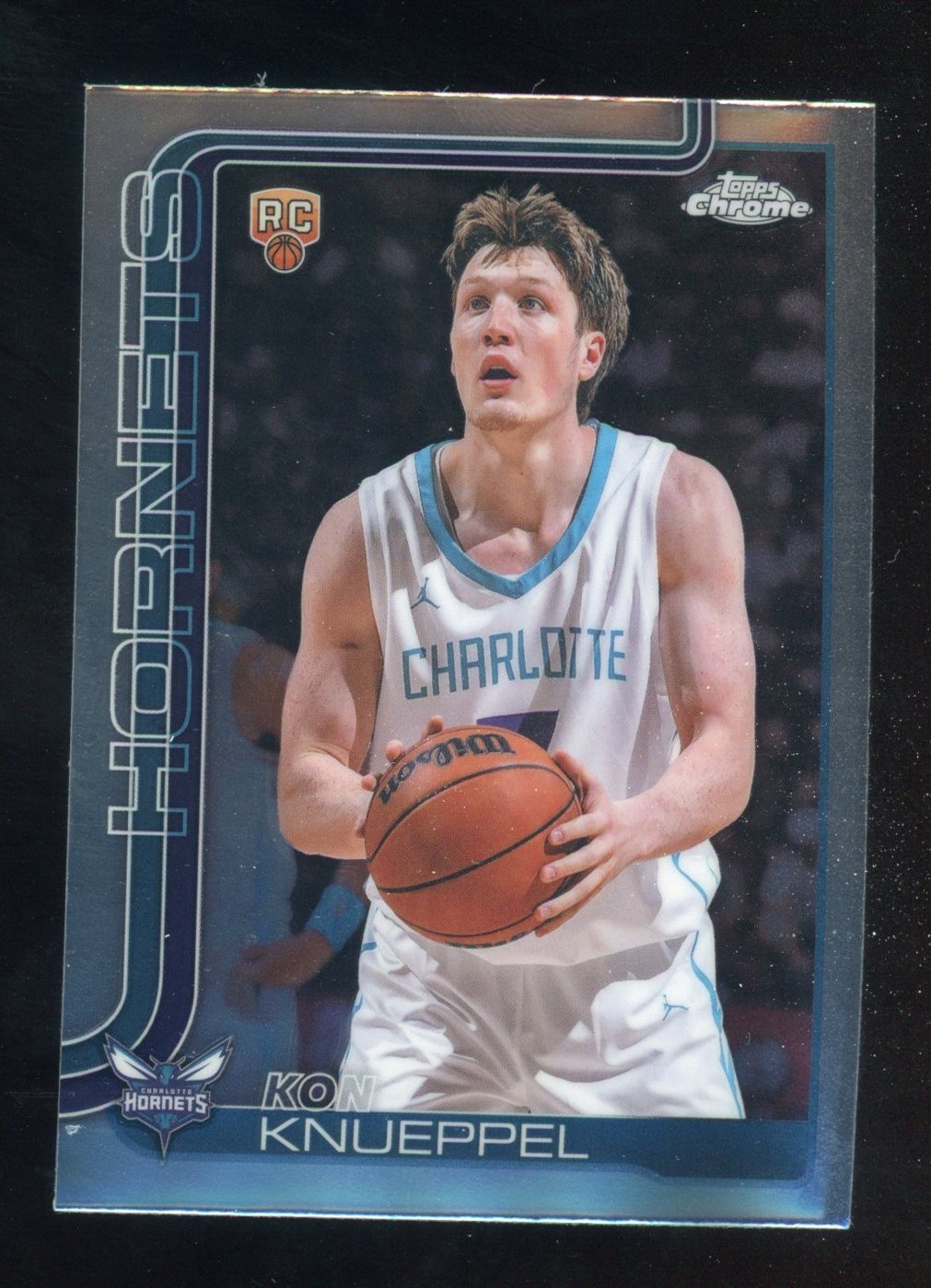 2025-26 Topps Chrome #254 Kon Knueppel Hornets RC Rookie