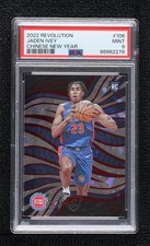 2022 Panini Revolution Rookies Chinese New Year Jaden Ivey PSA 9 MINT Rookie RC