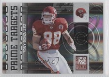 2009 Donruss Elite Prime Targets Black 82/399 Tony Gonzalez #15 HOF 0a1