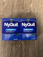 2 Pack Vicks NyQuil Cold & Flu Relief LiquiCaps 8 Ct (16 Total) EXNOV26 NEW