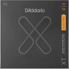 D'Addario Set Electric Guitar XT Nickel 10-59, 7-String Regular Light