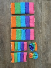 Rainbow Brite Vtg Costume Arm Cuffs Leg Warmer Cuffs Teen/kid/XS Unbranded