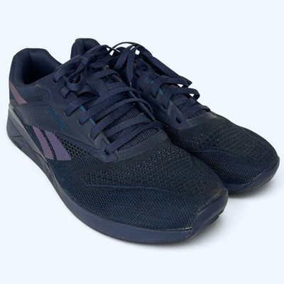 Reebok Nano X4 Training Shoes Sneakers Navy Blue Men's 11 100291141