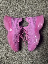 Steve Madden Maxima-R Pink Rhinestone Platform Sneakers Women s 8.5