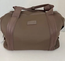 Dagne Dover  LANDON NEOPRENE CARRYALL BAG  Large Dune  NWT READ