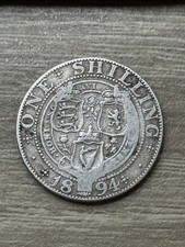 Victoria, Shilling, 1894, 0.925 Silver