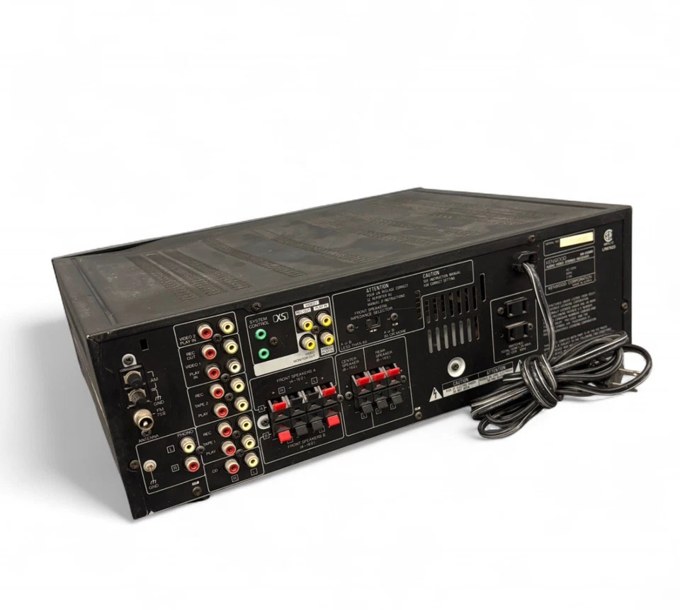 Kenwood KR-V5580 AV Surround Stereo Receiver Home Theater Phono Input - Tested! - Image 2 of 4