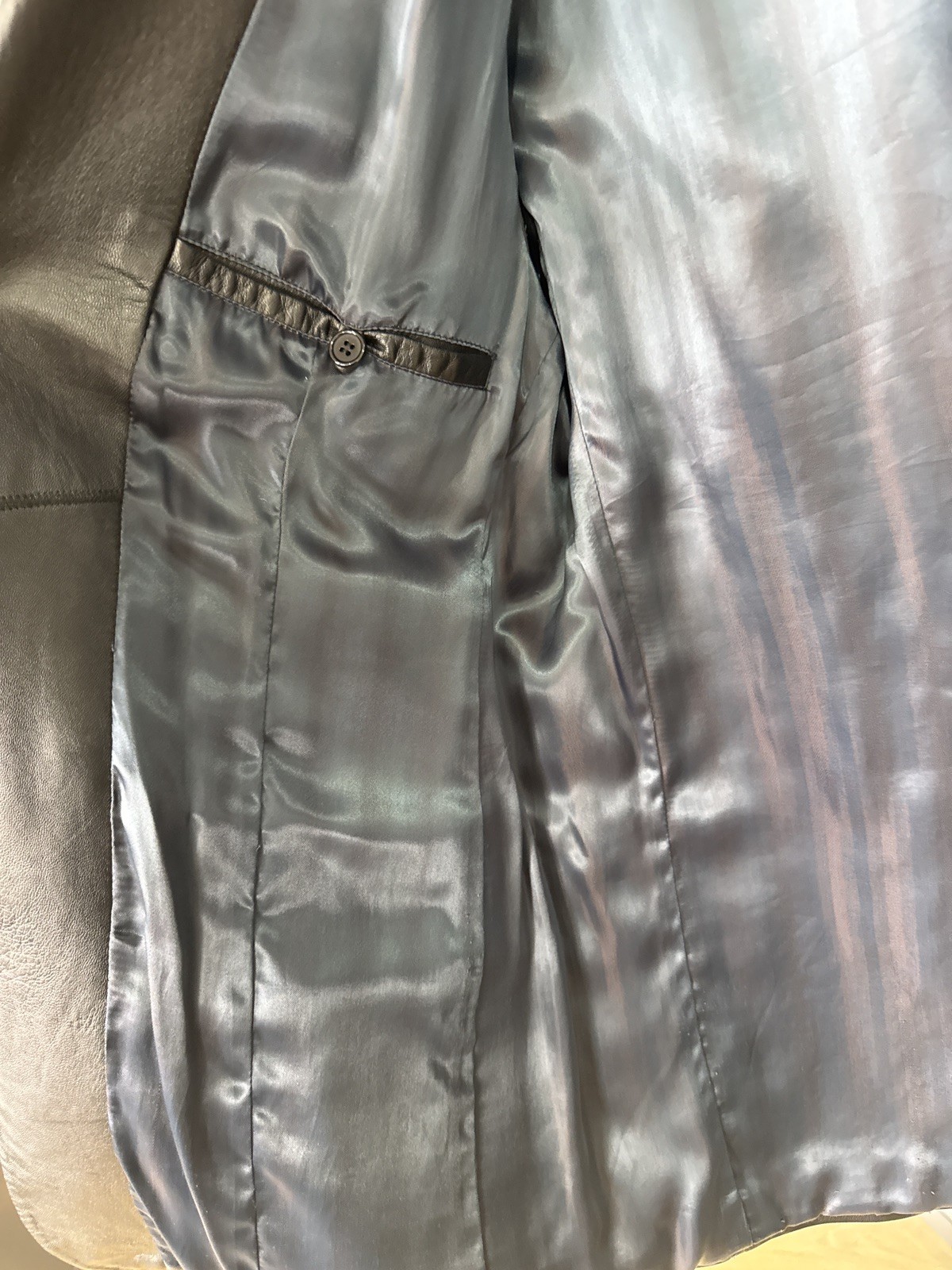 Men’s Leather Blazer image 5