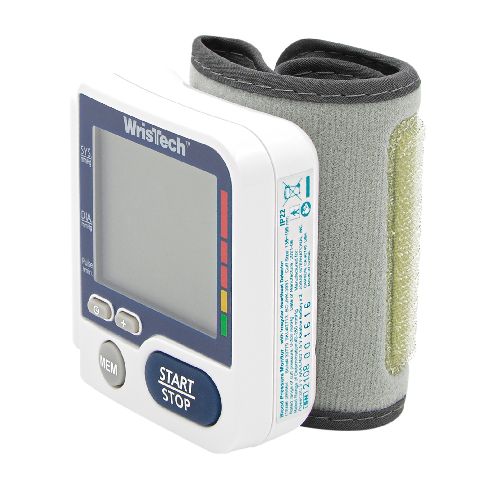 Наручный монитор артериального давления North American Wellness Tech 5790₽