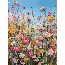 Pearl Diamond Painting Kits for Adults,Wild Flowers Diamond Art Kits 5D Diamond