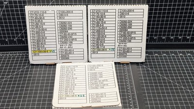 LOT 122x CoBex C7-100+38-6 6'' 7-Day Ink Charts for lab freezer refrigerator cryo