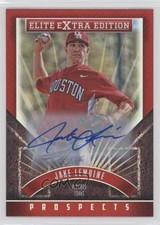2015 Panini Elite Extra Edition Prospects Auto Jake Lemoine #109 Auto 0v9