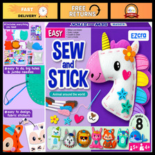 Unicorn Sewing Kit for Kids 4-8  DIY Craft Projects  8 Beginner Learn to Sew K
